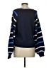 AEMI+CO 100% Acrylic Stripes Blue Pullover Sweater Size S - photo 2