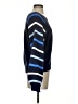 AEMI+CO 100% Acrylic Stripes Blue Pullover Sweater Size S - photo 4