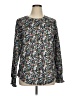 Unbranded Floral Black Long Sleeve Blouse Size XL - photo 1
