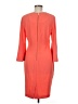 Calvin Klein Solid Orange Casual Dress Size 6 - photo 2
