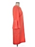 Calvin Klein Solid Orange Casual Dress Size 6 - photo 4