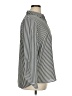 Apt. 9 100% Polyester Stripes Silver Long Sleeve Blouse Size XL - photo 4