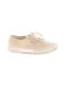 Superga 100% Cotton Ivory Tan Sneakers Size 7 1/2 - photo 1