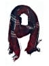 Unbranded Plaid Burgundy Red Scarf One size - photo 1