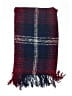 Unbranded Plaid Burgundy Red Scarf One size - photo 2