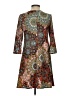 MSK Paisley Brown Casual Dress Size S (petite) - photo 2