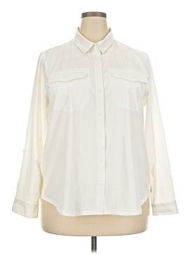 Eddie Bauer 3/4 Sleeve Button Down Shirt