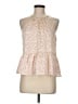 Mi ami 100% Polyester Ivory Sleeveless Blouse Size M - photo 1