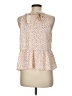 Mi ami 100% Polyester Ivory Sleeveless Blouse Size M - photo 2