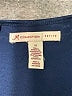 JM Collection Blue 3/4 Sleeve Top Size M - photo 7