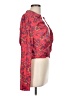 Free People 100% Polyester Red Long Sleeve Blouse Size L - photo 4