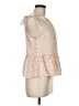 Mi ami 100% Polyester Ivory Sleeveless Blouse Size M - photo 4