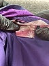 Athleta 100% Polyester Color Block Purple Track Jacket Size XS - photo 6