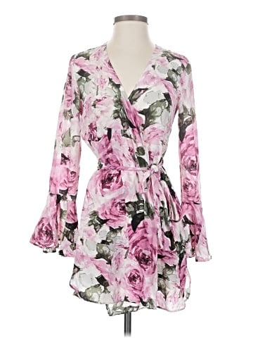 Stone Cold Fox 3/4 Sleeve Silk Top (view 1)