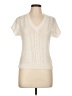 Assorted Brands Ivory Short Sleeve Top Size L - photo 1