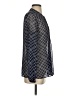 Banana Republic 100% Polyester Blue Long Sleeve Blouse Size S - photo 4