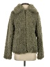 Sam Edelman 100% Polyester Green Faux Fur Jacket Size S - photo 1