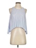 Saylor 100% Polyester Blue Sleeveless Blouse Size XS - photo 1