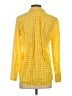 J.Crew 100% Cotton Polka Dots Yellow Long Sleeve Blouse Size S - photo 2