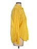 J.Crew 100% Cotton Polka Dots Yellow Long Sleeve Blouse Size S - photo 4