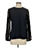 J.Crew 100% Polyester Black Long Sleeve Blouse Size S - photo 1