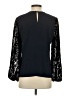 J.Crew 100% Polyester Black Long Sleeve Blouse Size S - photo 2