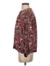 Ann Taylor LOFT 100% Polyester Paisley Burgundy Long Sleeve Blouse Size S - photo 5