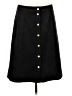 Ann Taylor LOFT Solid Black Formal Skirt Size 12 - photo 1