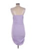 Shein Solid Purple Cocktail Dress Size L - photo 2