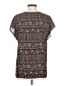 Faith and Joy 100% Polyester Black Short Sleeve Blouse Size S - photo 2