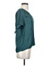 Paige Teal Short Sleeve Blouse Size XS - photo 4