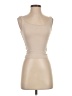 Unbranded Tan Sleeveless T-Shirt Size XXS (estimated) - photo 1