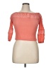 White Mark Orange 3/4 Sleeve Top Size XL - photo 1