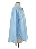 Unbranded 100% Polyester Blue Long Sleeve Blouse Size M - photo 4