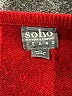 Soho 100% Acrylic Red Pullover Sweater Size M - photo 7