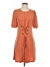 BCBGeneration Orange Casual Dress Size S - photo 1