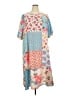 Unbranded Print Blue Casual Dress Size 4X - photo 1