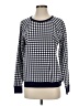 Draper James 100% Cotton Checkered-gingham Blue Pullover Sweater Size S - photo 1
