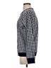 Draper James 100% Cotton Checkered-gingham Blue Pullover Sweater Size S - photo 5