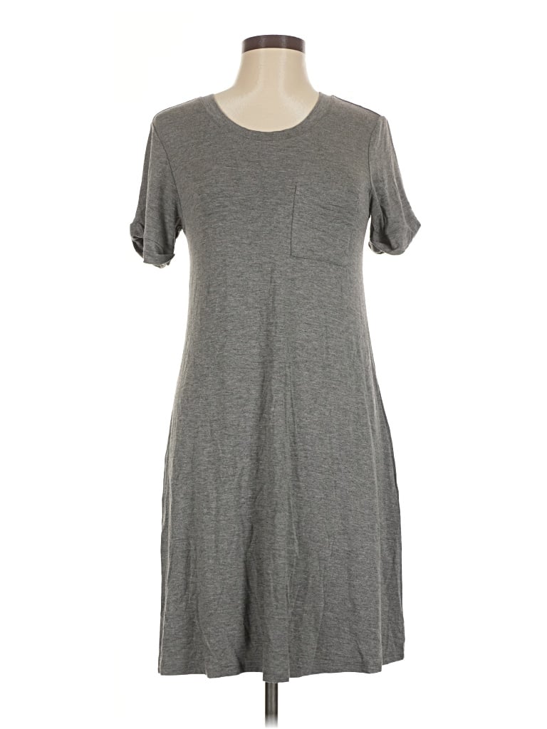 Pre-owned Market & Spruce Casual Dress In Gray