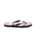 Disney Pink Black Flip Flops Size 7 - 8 - photo 1