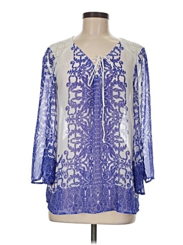 Figueroa & Flower 3/4 Sleeve Blouse (view 1)