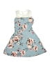 Aqua Floral Blue Dress Size S (kids) - photo 1