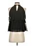 Shein 100% Polyester Black Sleeveless Blouse Size 2 - photo 2