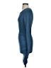 Unbranded Solid Blue Casual Dress Size S - photo 5