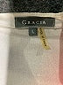 Gracia 100% Polyester Ivory Cocktail Dress Size L - photo 7