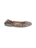 BCBG Paris Animal Print Gray Silver Flats Size 7 1/2 - photo 1