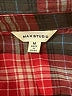 Max Studio 100% Rayon Plaid Red Long Sleeve Button-Down Shirt Size M - photo 7
