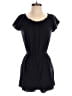 SO 100% Rayon Solid Black Romper Size S - photo 1