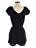 SO 100% Rayon Solid Black Romper Size S - photo 2